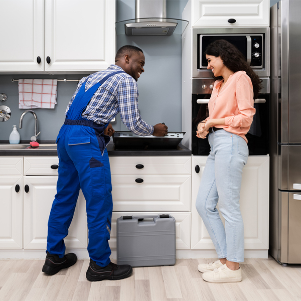 can you provide an estimate for cooktop repair before beginning any work in Schneider Indiana